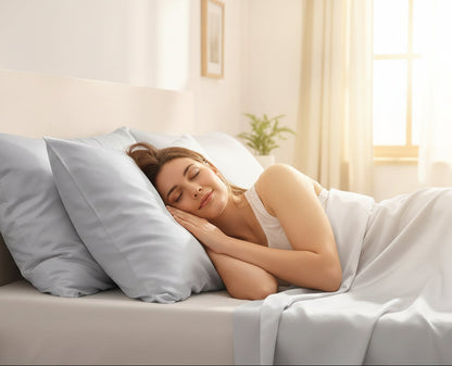 Skin-Friendly Silk Pillowcase for Hair & Skin